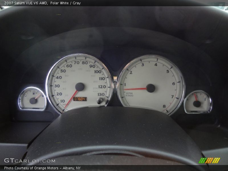 Polar White / Gray 2007 Saturn VUE V6 AWD