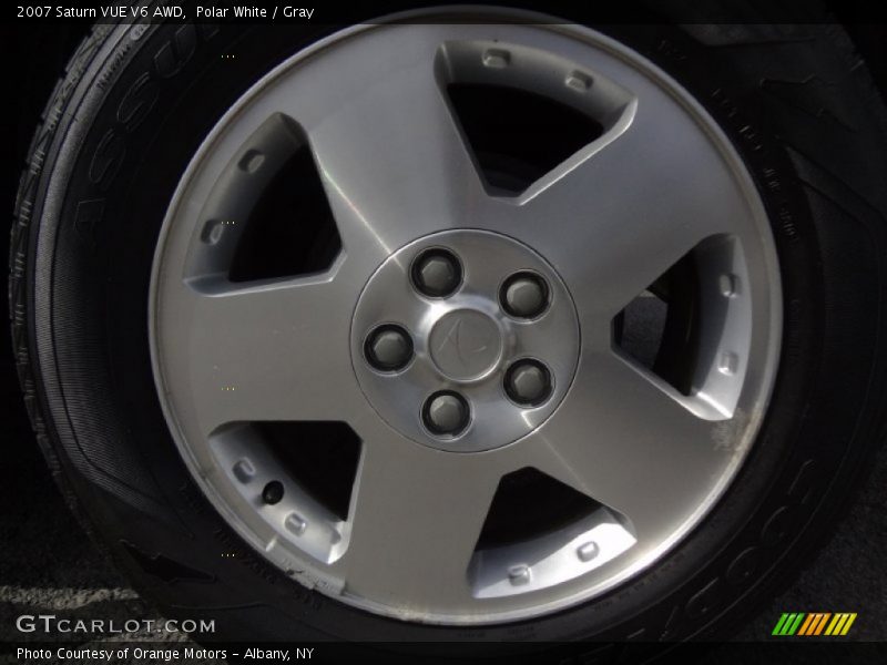 Polar White / Gray 2007 Saturn VUE V6 AWD