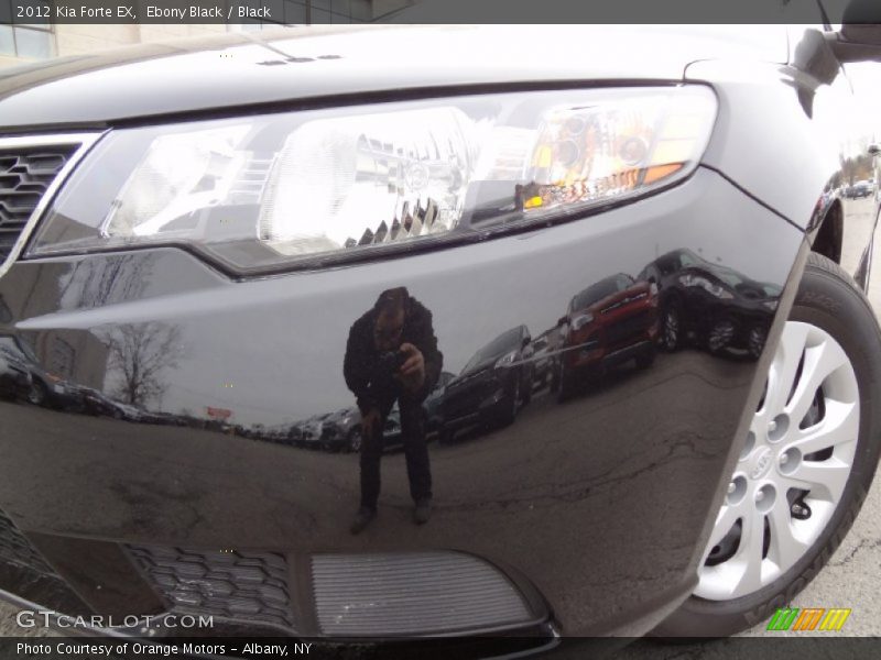 Ebony Black / Black 2012 Kia Forte EX