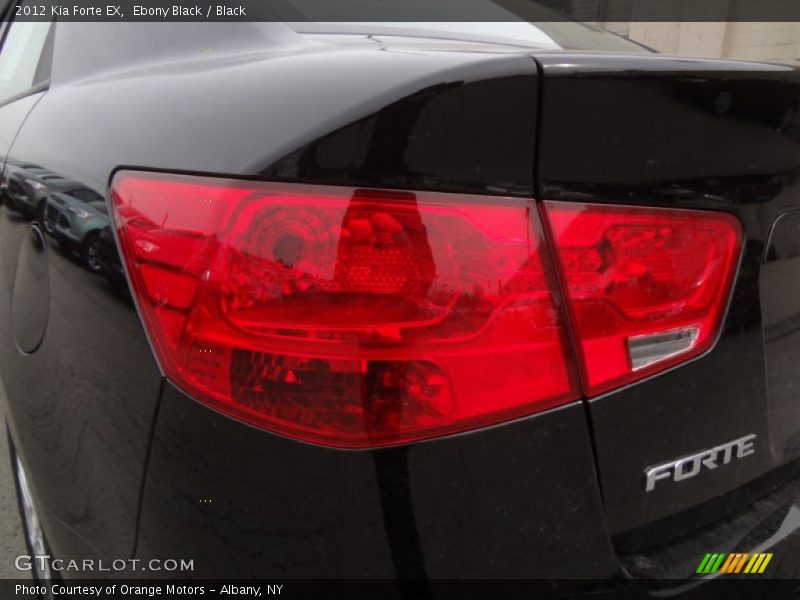 Ebony Black / Black 2012 Kia Forte EX