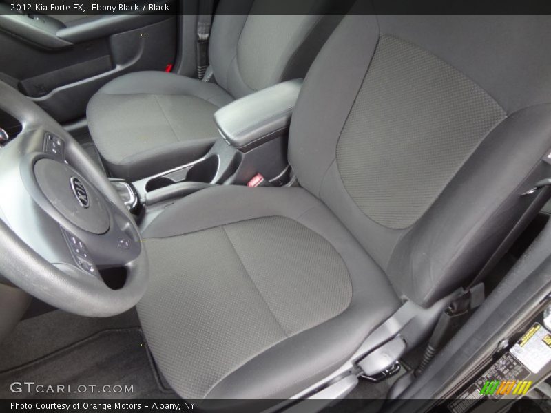 Ebony Black / Black 2012 Kia Forte EX