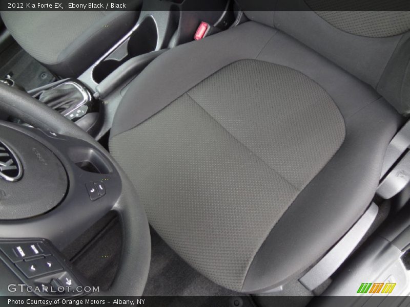 Ebony Black / Black 2012 Kia Forte EX