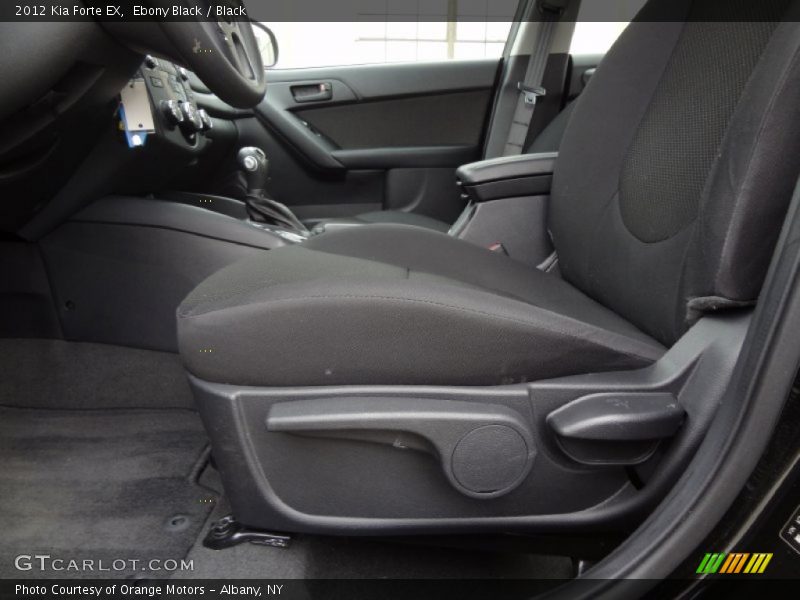 Ebony Black / Black 2012 Kia Forte EX