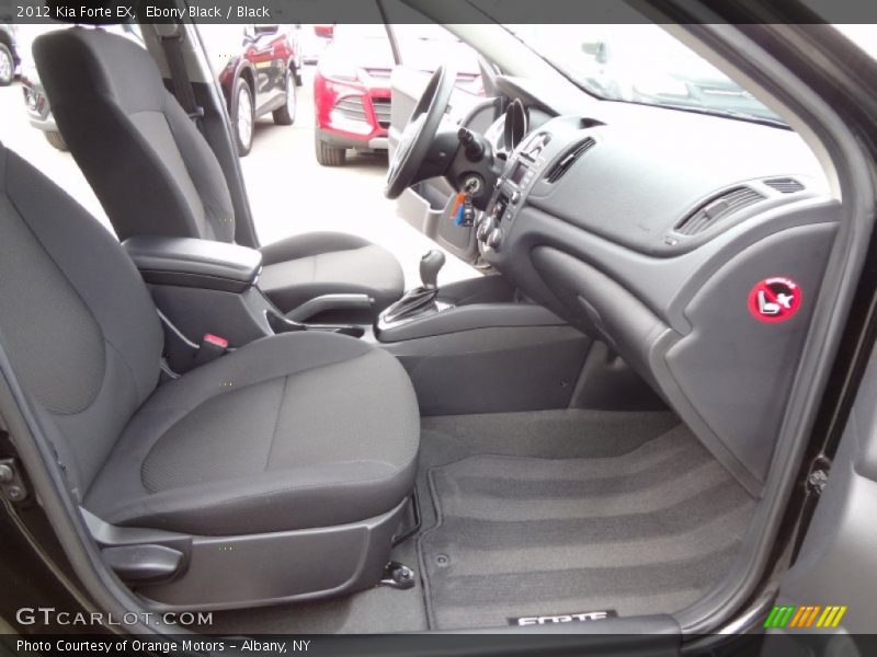 Ebony Black / Black 2012 Kia Forte EX