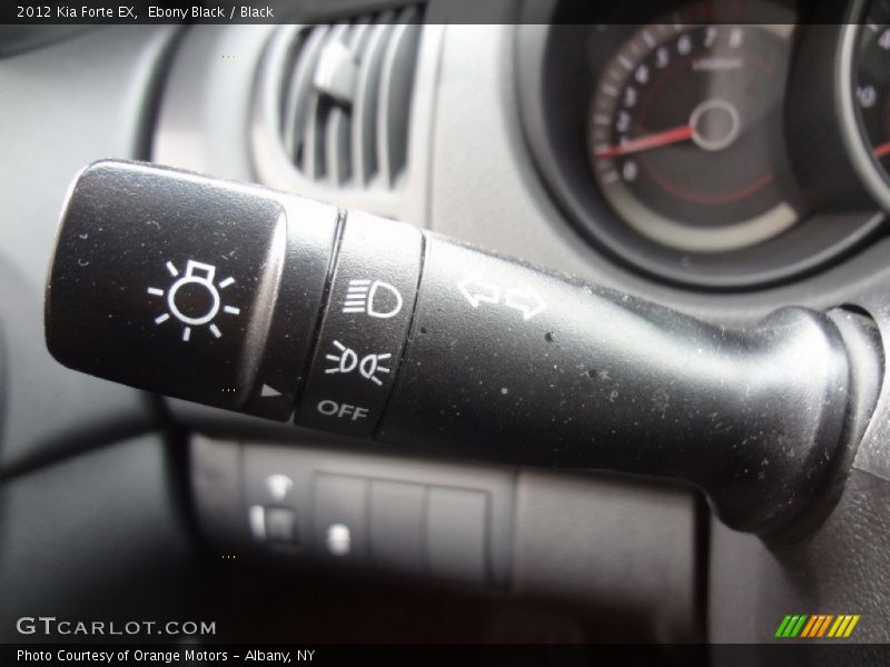Ebony Black / Black 2012 Kia Forte EX