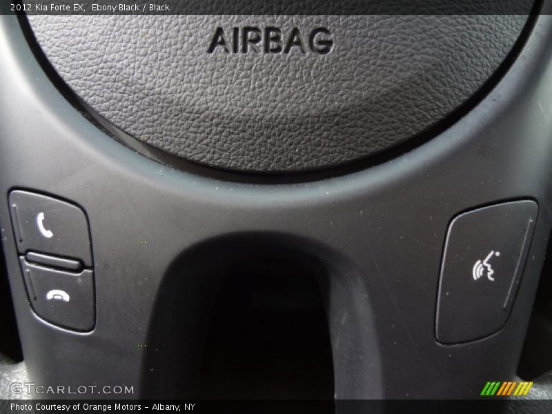 Ebony Black / Black 2012 Kia Forte EX