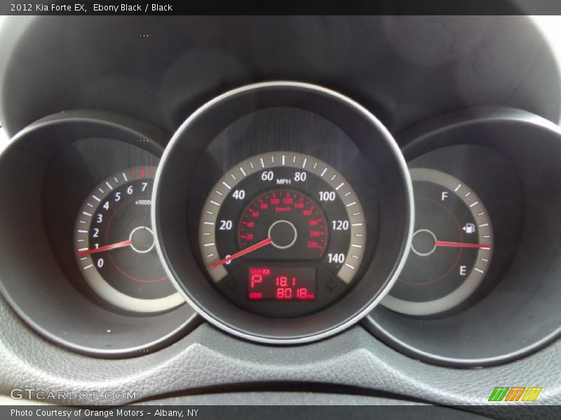 Ebony Black / Black 2012 Kia Forte EX