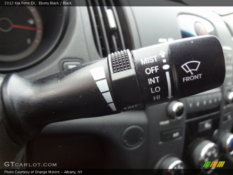 Ebony Black / Black 2012 Kia Forte EX