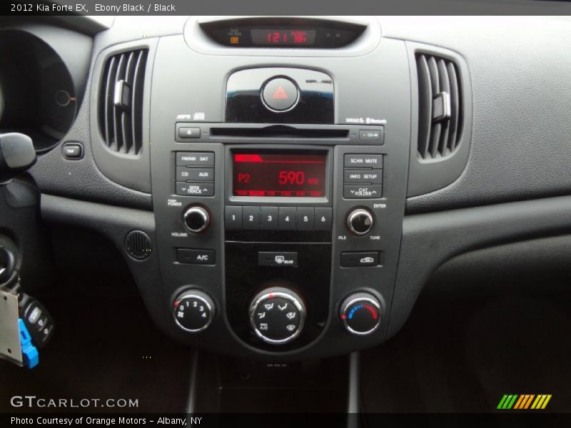 Ebony Black / Black 2012 Kia Forte EX