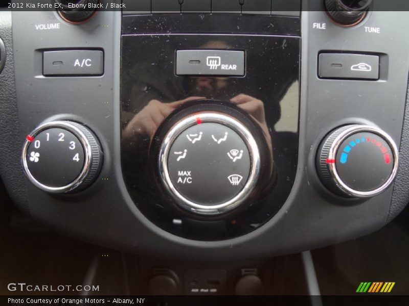 Ebony Black / Black 2012 Kia Forte EX