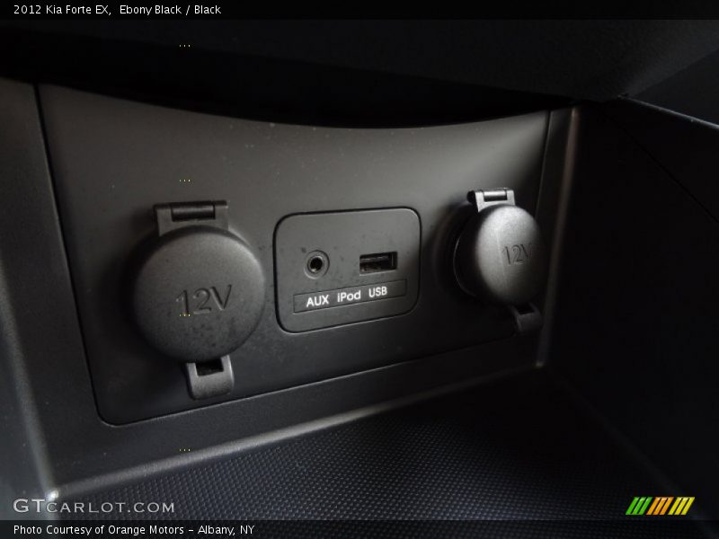 Ebony Black / Black 2012 Kia Forte EX