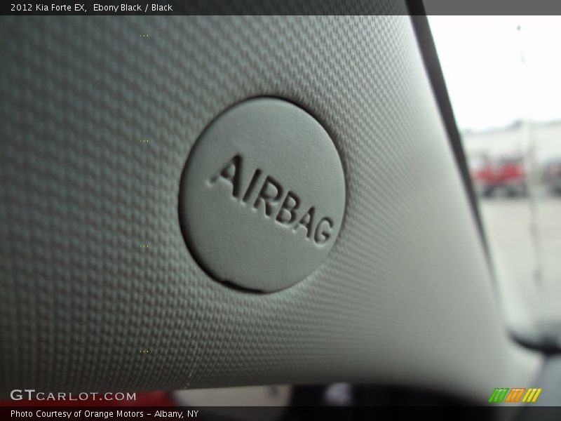 Ebony Black / Black 2012 Kia Forte EX