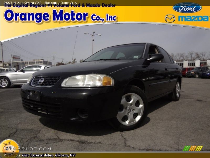 Blackout / Stone Gray 2003 Nissan Sentra GXE