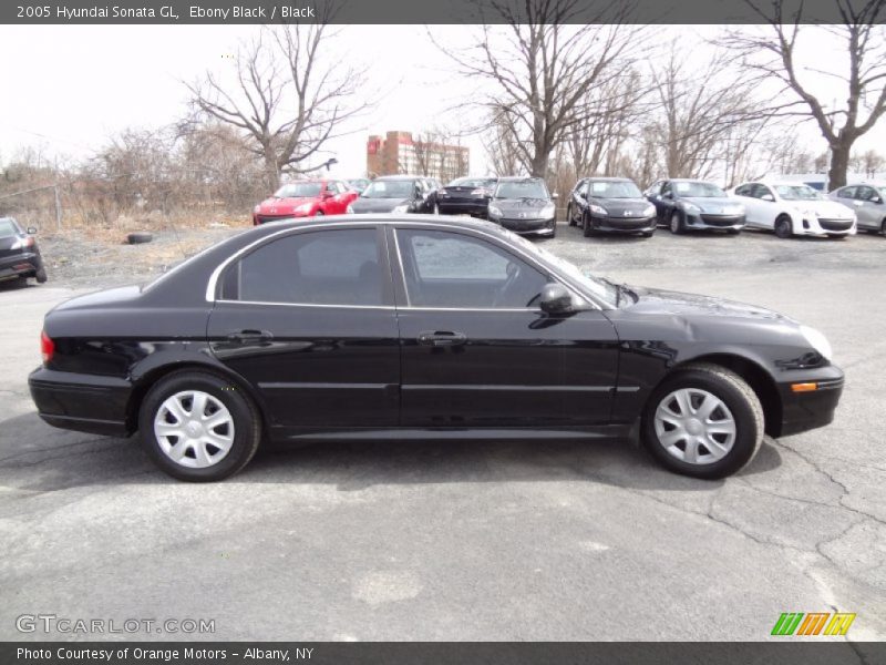 Ebony Black / Black 2005 Hyundai Sonata GL