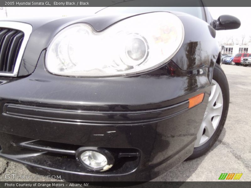 Ebony Black / Black 2005 Hyundai Sonata GL