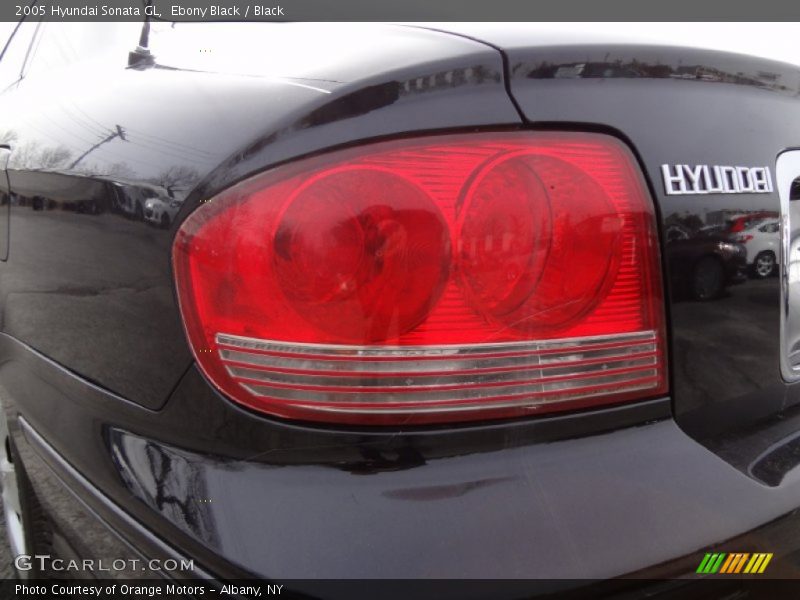 Ebony Black / Black 2005 Hyundai Sonata GL