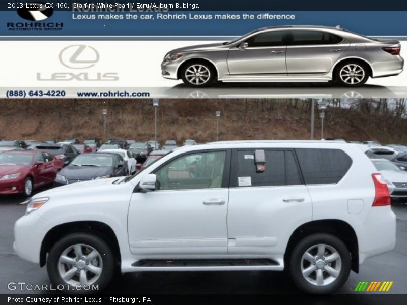 Starfire White Pearl / Ecru/Auburn Bubinga 2013 Lexus GX 460