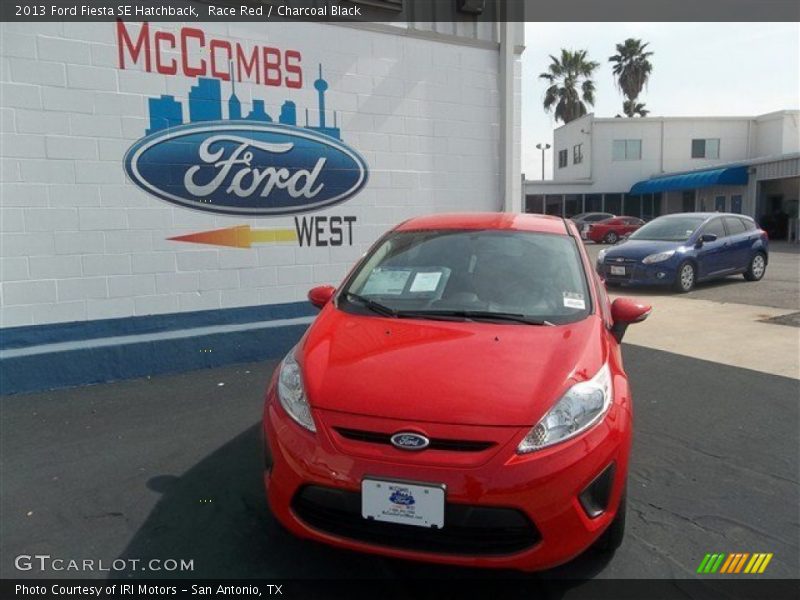 Race Red / Charcoal Black 2013 Ford Fiesta SE Hatchback