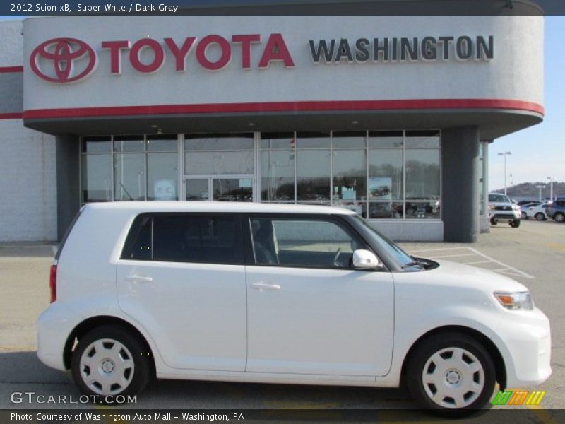 Super White / Dark Gray 2012 Scion xB