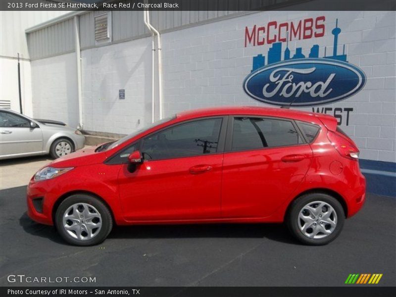 Race Red / Charcoal Black 2013 Ford Fiesta SE Hatchback