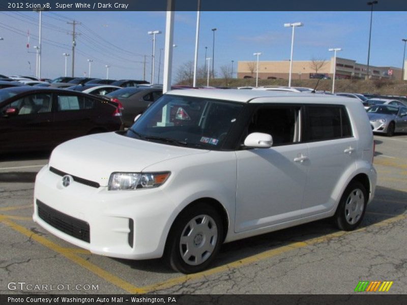 Super White / Dark Gray 2012 Scion xB