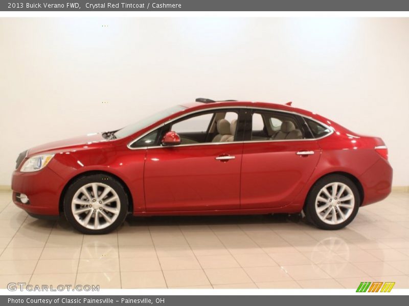 Crystal Red Tintcoat / Cashmere 2013 Buick Verano FWD