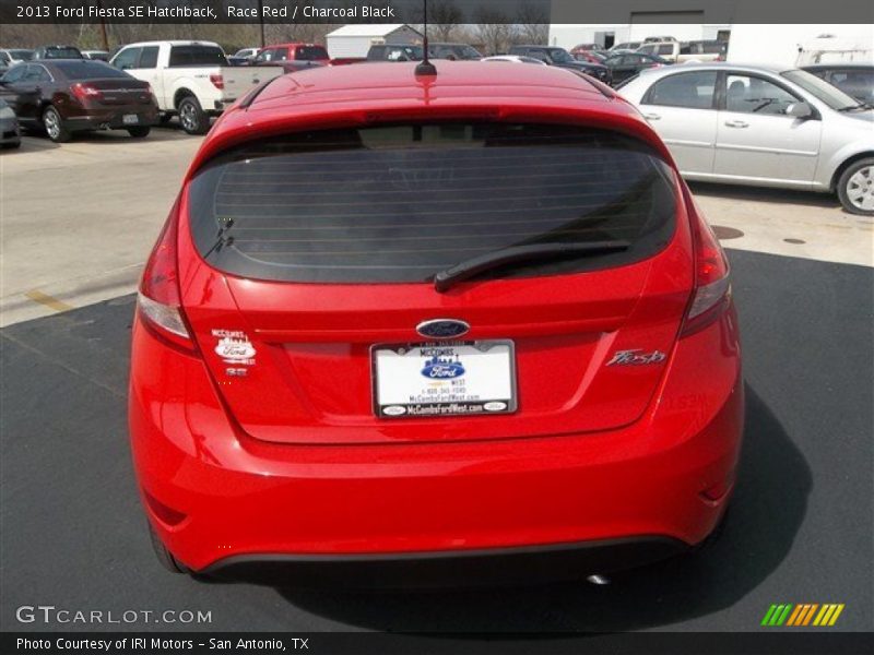 Race Red / Charcoal Black 2013 Ford Fiesta SE Hatchback