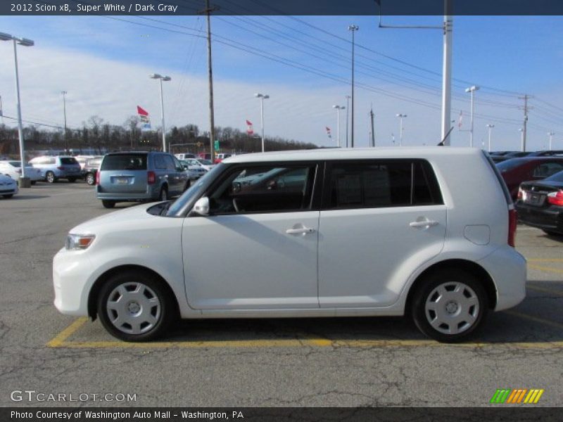 Super White / Dark Gray 2012 Scion xB