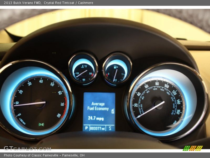 Crystal Red Tintcoat / Cashmere 2013 Buick Verano FWD