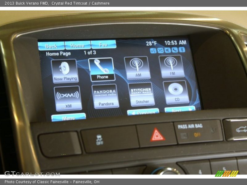 Crystal Red Tintcoat / Cashmere 2013 Buick Verano FWD
