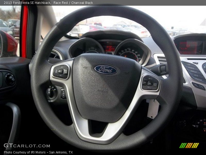 Race Red / Charcoal Black 2013 Ford Fiesta SE Hatchback