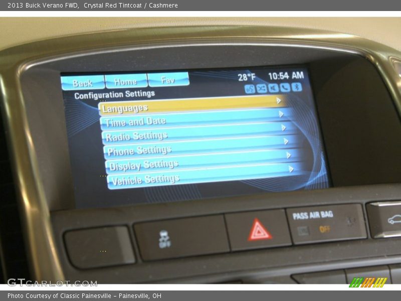 Crystal Red Tintcoat / Cashmere 2013 Buick Verano FWD