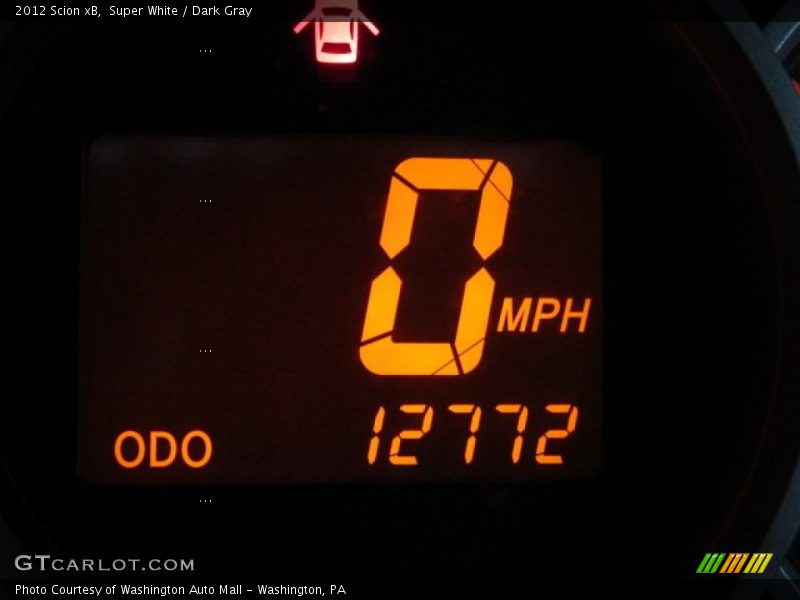 Super White / Dark Gray 2012 Scion xB