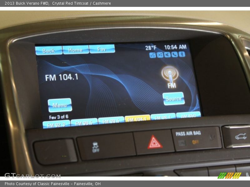 Crystal Red Tintcoat / Cashmere 2013 Buick Verano FWD