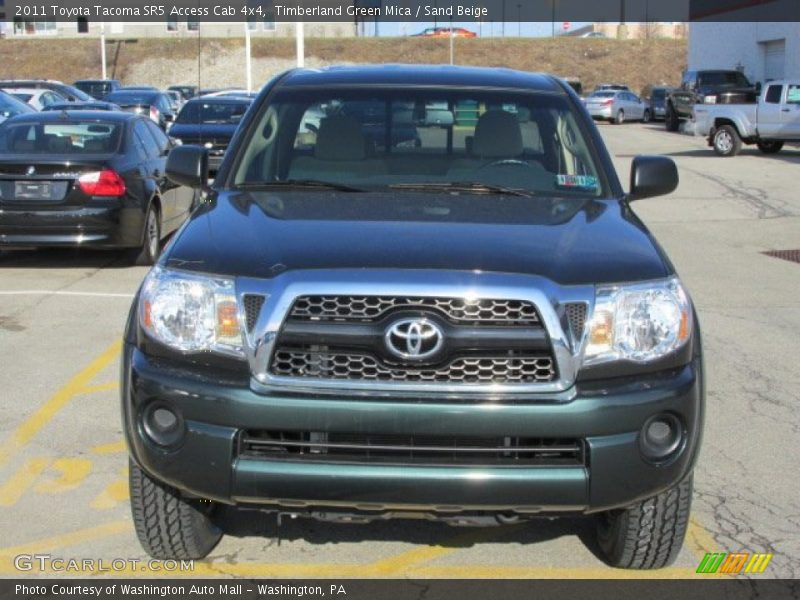 Timberland Green Mica / Sand Beige 2011 Toyota Tacoma SR5 Access Cab 4x4