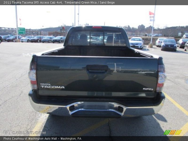 Timberland Green Mica / Sand Beige 2011 Toyota Tacoma SR5 Access Cab 4x4