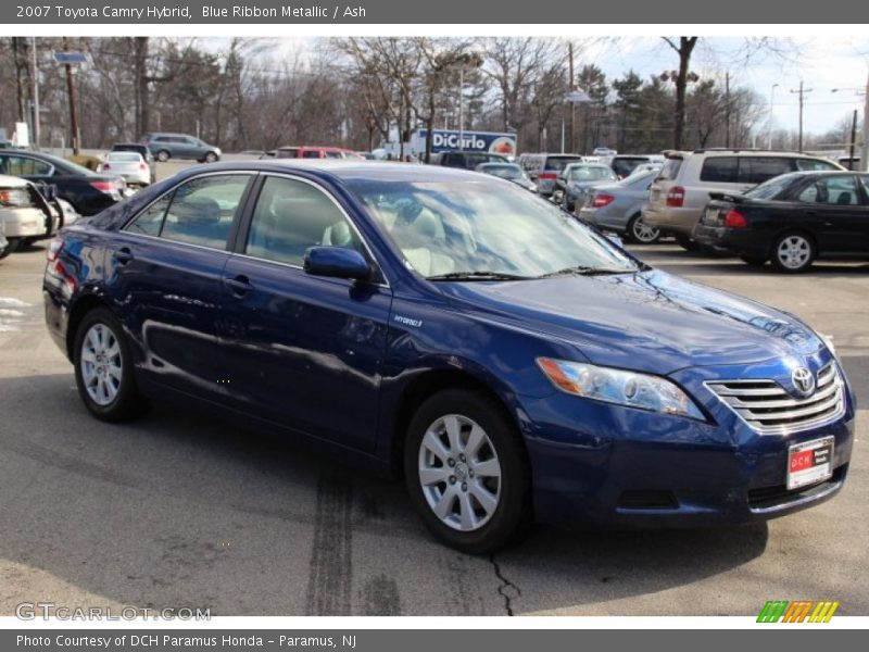 Blue Ribbon Metallic / Ash 2007 Toyota Camry Hybrid