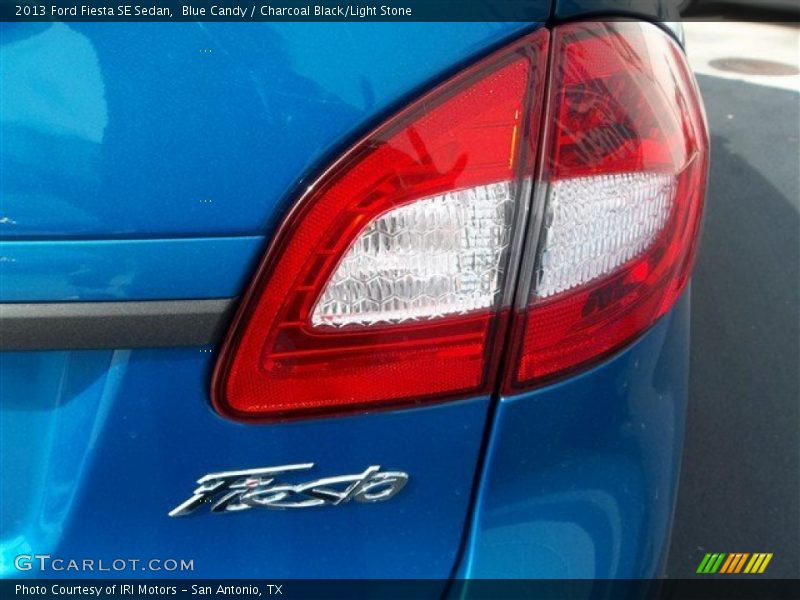 Blue Candy / Charcoal Black/Light Stone 2013 Ford Fiesta SE Sedan