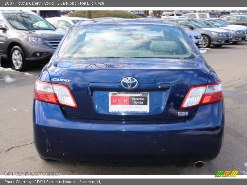 Blue Ribbon Metallic / Ash 2007 Toyota Camry Hybrid