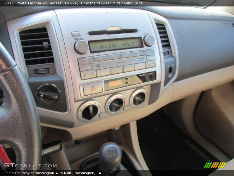 Timberland Green Mica / Sand Beige 2011 Toyota Tacoma SR5 Access Cab 4x4