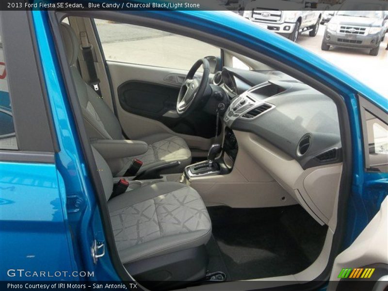 Blue Candy / Charcoal Black/Light Stone 2013 Ford Fiesta SE Sedan