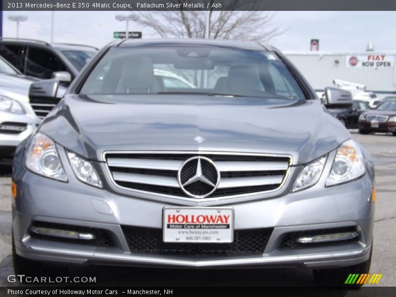 Palladium Silver Metallic / Ash 2013 Mercedes-Benz E 350 4Matic Coupe