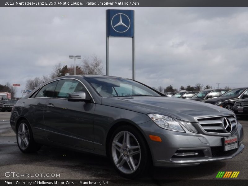 Palladium Silver Metallic / Ash 2013 Mercedes-Benz E 350 4Matic Coupe