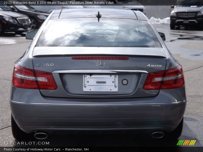 Palladium Silver Metallic / Ash 2013 Mercedes-Benz E 350 4Matic Coupe