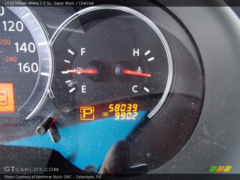 Super Black / Charcoal 2010 Nissan Altima 2.5 SL