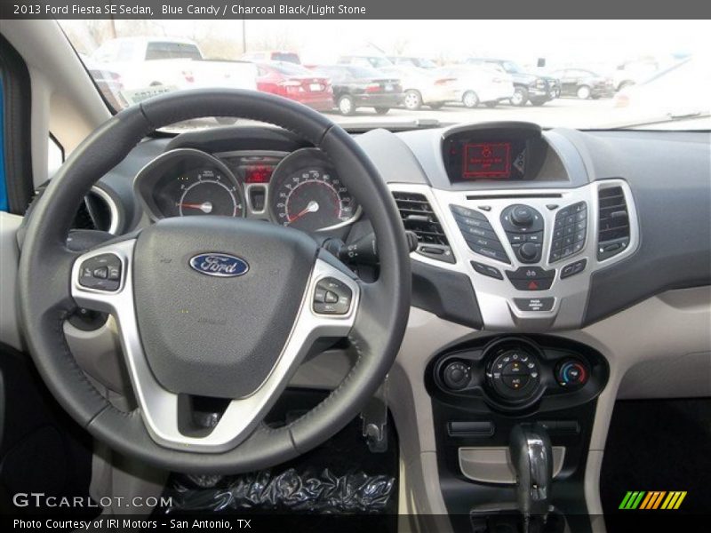 Blue Candy / Charcoal Black/Light Stone 2013 Ford Fiesta SE Sedan