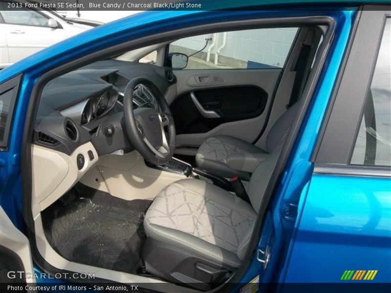 Blue Candy / Charcoal Black/Light Stone 2013 Ford Fiesta SE Sedan