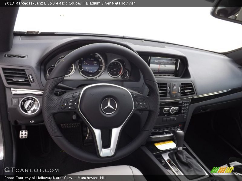 Palladium Silver Metallic / Ash 2013 Mercedes-Benz E 350 4Matic Coupe