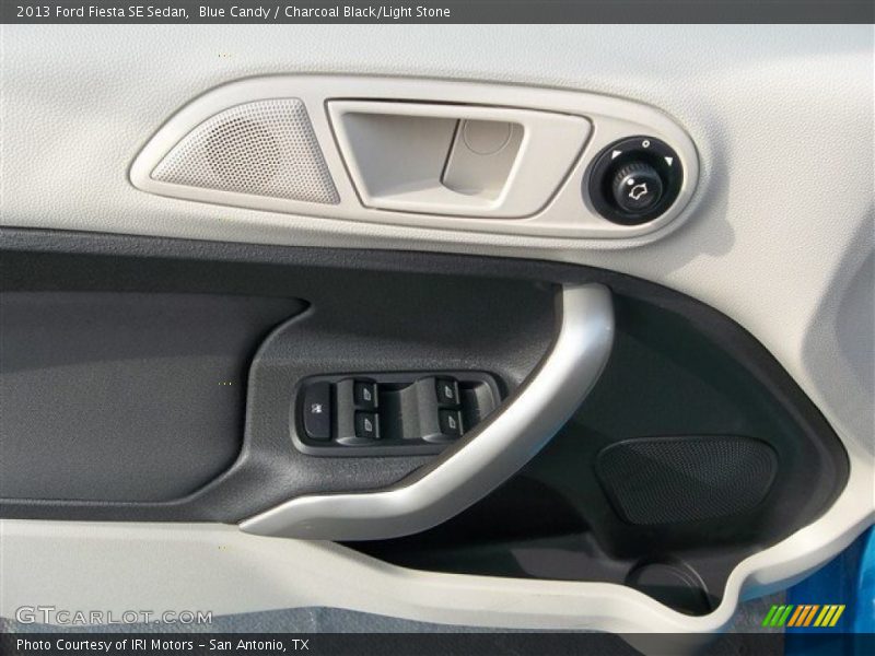 Blue Candy / Charcoal Black/Light Stone 2013 Ford Fiesta SE Sedan