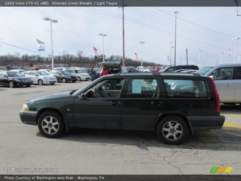 Emerald Green Metallic / Light Taupe 1999 Volvo V70 XC AWD